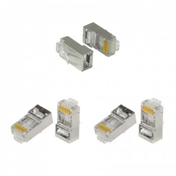 FRISBY FNW-RJ4522N CAT6 RJ45 METAL FTP KONEKTÖR (100lü)