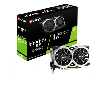 MSI GTX 1650 D6 VENTUS XS OC 4GB DP HDMI 128Bit