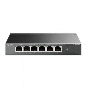 TP-LINK TL-SF1006P 6PORT 10/100 YÖNETİLEMEZ POE SWITCH