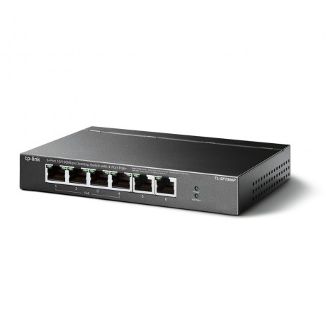 TP-LINK TL-SF1006P 6PORT 10/100 YÖNETİLEMEZ POE SWITCH