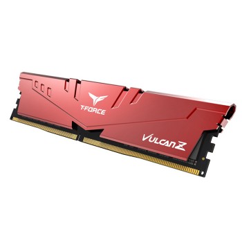 Team T-Force Vulcan Z Red 16GB 1x16GB 3200Mhz CL16 DDR4 Gaming Ram (TLZRD416G3200HC16F01)