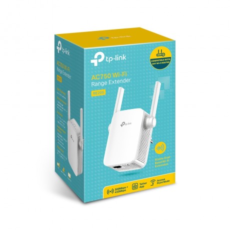 TP-LINK RE205 AC750 750Mbps PRİZ TİPİ MENZİL GENİŞLETİCİ