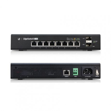 UBIQUITI ES-8-150W EDGE 8 PORT POE SWITCH +2 SFP