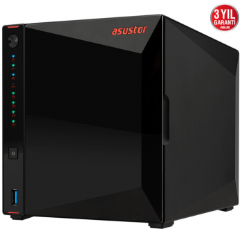 ASUSTOR AS5304T INTEL J4105 4 YUVALI 4GB DDR4 DEPOLAMA ÜNİTESİ