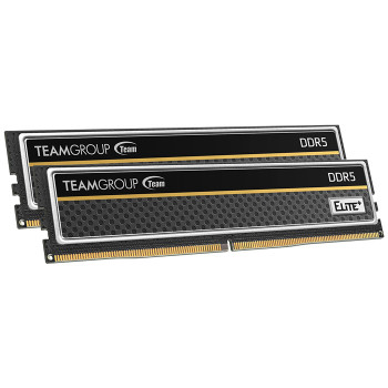 Team Elite Plus Black 16 GB (2x8GB) 5200 Mhz DDR5 CL42 U-DIMM RAM (TPBD516G5200HC42DC016)