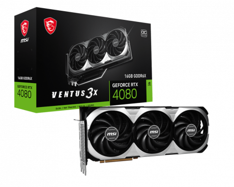 MSI GEFORCE RTX 4080 VENTUS 3X OC 16GB GDDR6X HDMI DP 256Bit