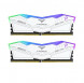 Team T-Force DELTA RGB White 32GB 2x16GB 7800Mhz DDR5 CL38 Gaming Ram (FF4D532G7800HC38DDC01)