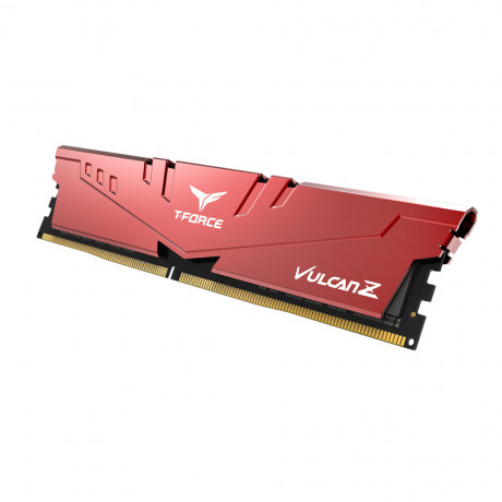 Team T-Force Vulcan Z Red 16GB 2x8GB 3200Mhz CL16 DDR4 Gaming Ram (TLZRD416G3200HC16FDC01)