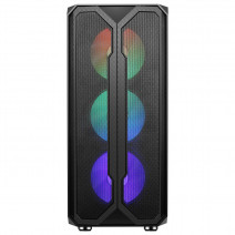 GamePower Aura 4*120mm Siyah Fan A-RGB Şerit Led 550W 80+ Bronze Power Supply Gaming Kasa