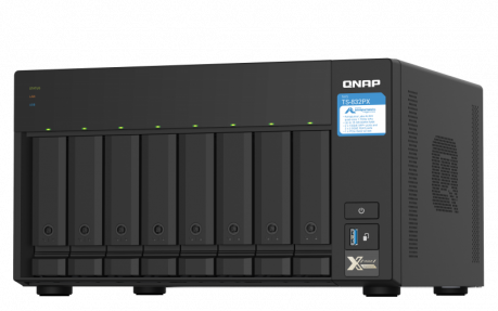 QNAP TS-832PX-4G 8 YUVALI 4GB NAS DEPOLAMA ÜNİTESİ (Resmi Distribütör Garantili)