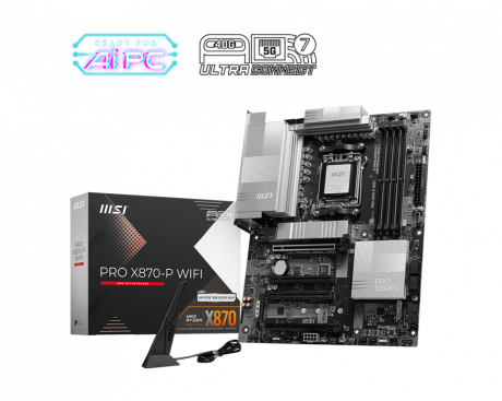 MSI PRO X870-P WIFI AMD X870 SOKET AM5 DDR5 8200