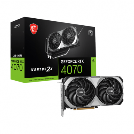 MSI GEFORCE RTX 4070 VENTUS 2X E1 12G OC GDDR6